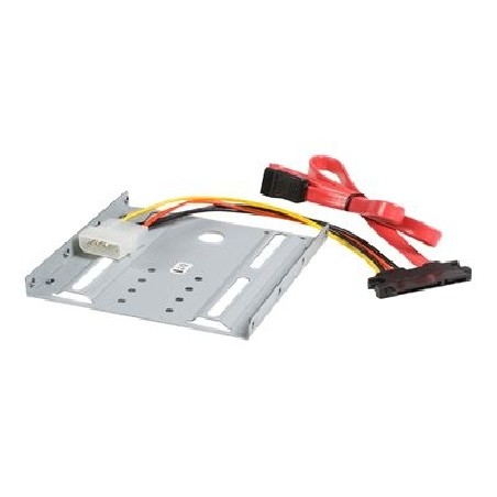 StarTech.com SSD Mounting Bracket - Solid Metal - 2.5in to 3.5 Hard Drive Adapter - SSD Bracket - SSD Upgrade Kit