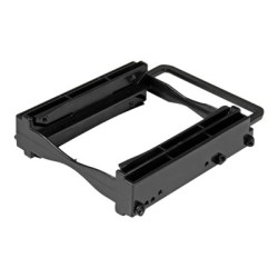 StarTech.com Dual 2.5" SSD/HDD Mounting Bracket for 3.5" Drive Bay - Tool-Less Installation - 2-Drive Adapter Bracket for