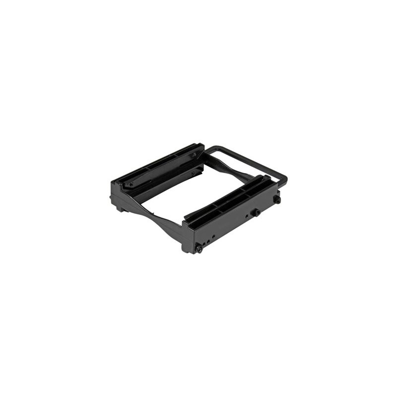 StarTech.com Dual 2.5" SSD/HDD Mounting Bracket for 3.5" Drive Bay - Tool-Less Installation - 2-Drive Adapter Bracket for