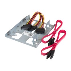 StarTech.com 2.5" to 3.5" SATA Hard Drive Mounting Bracket Kit - Dual SATA SSDs/HDDs Mounting Bracket for Mounting Bay