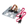 StarTech.com 2.5" to 3.5" SATA Hard Drive Mounting Bracket Kit - Dual SATA SSDs/HDDs Mounting Bracket for Mounting Bay