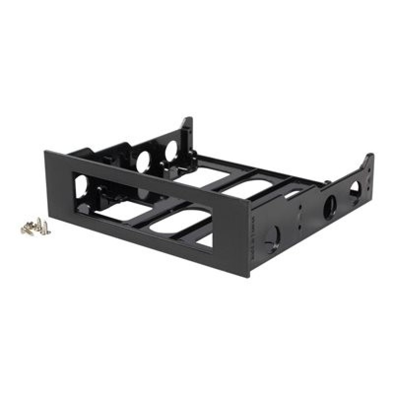 StarTech.com 3.5" to 5.25" Front Bay Adapter - Mount 3.5" HDD in 5.25" Bay - Hard Drive Mounting Bracket w/ Mounting Screws