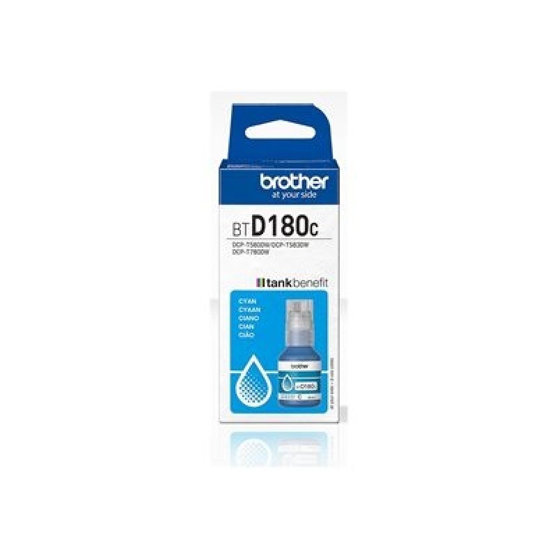 Brother BTD180C - Azurová - originální - doplnení inkoustu - pro Brother DCP-T580DW