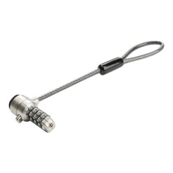 StarTech.com Universal Laptop Cable Lock Expansion Loop, 6? (15cm) Anti Theft 4-Digit Combination K-Slot Lock, Computer
