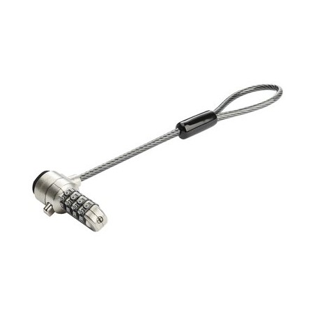 StarTech.com Universal Laptop Cable Lock Expansion Loop, 6? (15cm) Anti Theft 4-Digit Combination K-Slot Lock, Computer