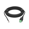 HP Poly - Microphone cable - JST do 3 pin Phoenix s piny (male) - 6 m - černá