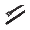 StarTech.com 6in Hook and Loop Cable Ties, 50 Pack, Black, Reusable Cable Straps, Adjustable and Flexible, Cord Organizer
