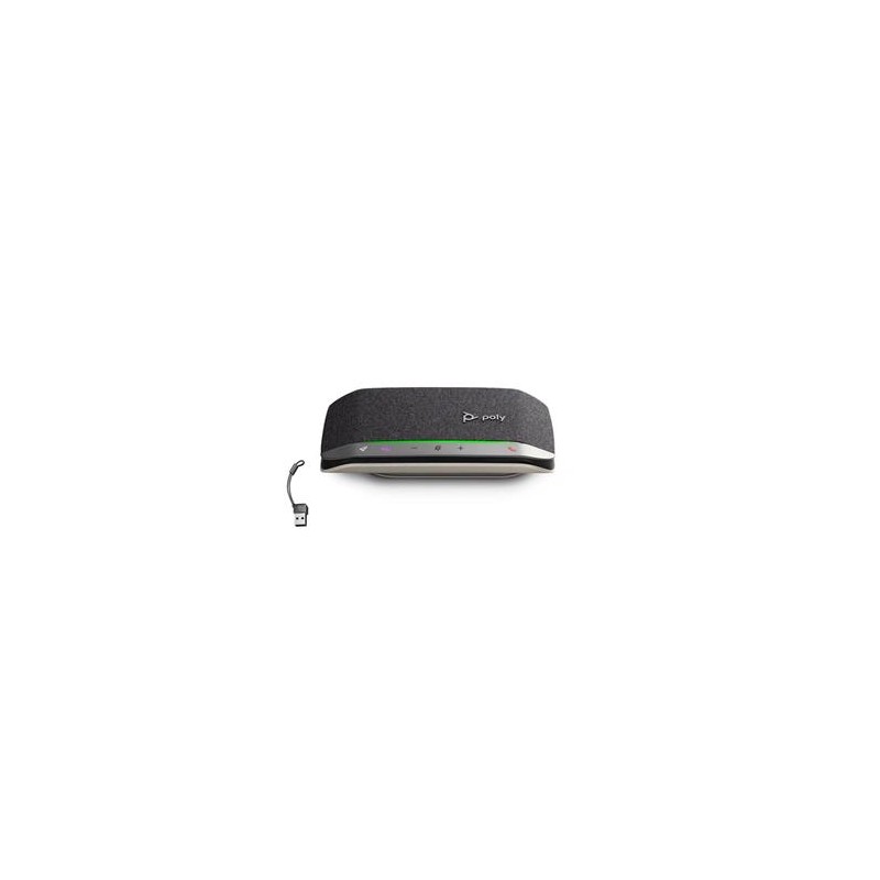 HP Poly Sync 20 - Chytrý telefon - Bluetooth - kabelové, bezdrátový - USB-A, USB-C - cerná - certifikováno pro Zoom
