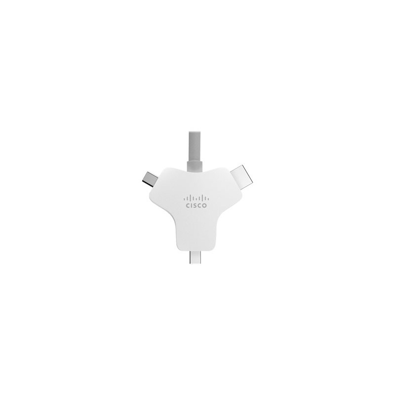 Cisco Multi-head - Kabel video / audio / data - HDMI s piny (male) do HDMI, Mini DisplayPort, USB-C s piny (male) - 9 m - pro