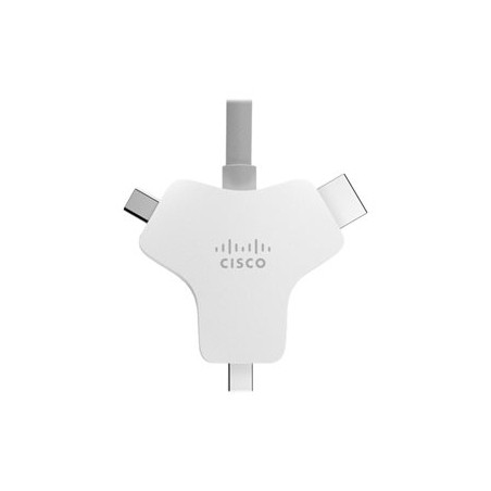 Cisco Multi-head - Kabel video / audio / data - HDMI s piny (male) do HDMI, Mini DisplayPort, USB-C s piny (male) - 9 m - pro