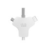 Cisco Multi-head - Kabel video / audio / data - HDMI s piny (male) do HDMI, Mini DisplayPort, USB-C s piny (male) - 9 m - pro
