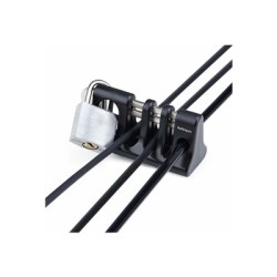 StarTech.com Peripheral Cable Anchor Lock, Keyboard/Mouse Cable Trap - Kotva bezpečnostního kabelu - montáž na stůl - černá