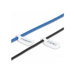 StarTech.com 3.5in (9cm) Cable Labels, 100 Pack White, Cable/Cord Tags (CABLE-TAG-HLWH) - Identifikacní štítky kabelu