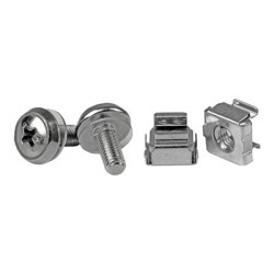 StarTech.com M5 Mounting Screws and Cage Nuts for Server Rack Cabinet - Pack of 50 Server Rack Screws (CABSCREWM5) - Šrouby a