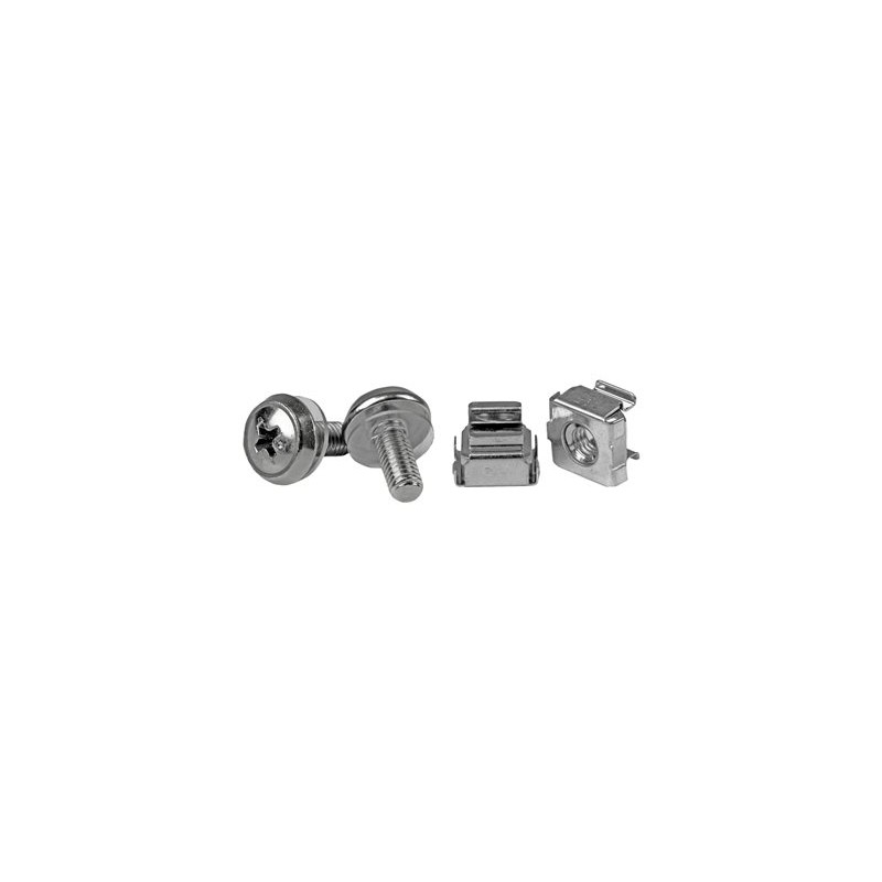 StarTech.com M5 Mounting Screws and Cage Nuts for Server Rack Cabinet - Pack of 50 Server Rack Screws (CABSCREWM5) - Šrouby a