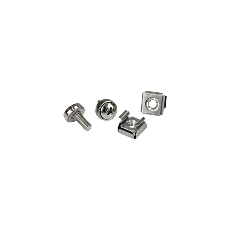StarTech.com M5 Mounting Screws and Cage Nuts for Server Rack Cabinet - Pack of 100 Server Rack Screws (CABSCREWM52) - Šrouby a
