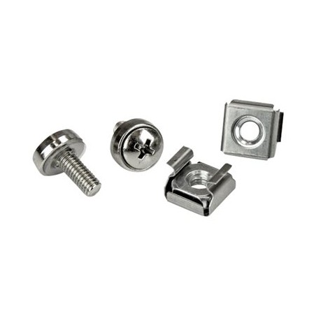 StarTech.com M5 Mounting Screws and Cage Nuts for Server Rack Cabinet - Pack of 100 Server Rack Screws (CABSCREWM52) - Šrouby a