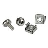 StarTech.com M5 Mounting Screws and Cage Nuts for Server Rack Cabinet - Pack of 100 Server Rack Screws (CABSCREWM52) - Šrouby a