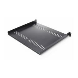 StarTech.com 2-Pack 1U Server Rack Shelf, Vented, 44lb Capacity, 16" Deep (CABSHELF116V2PK) - Police skríne - cerná - 1U - 19"