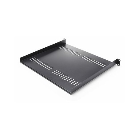StarTech.com 2-Pack 1U Server Rack Shelf, Vented, 44lb Capacity, 16" Deep (CABSHELF116V2PK) - Police skríne - cerná - 1U - 19"