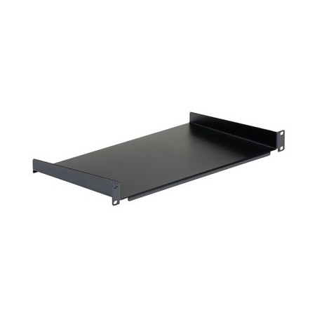 StarTech.com 1U Fixed Server Rack Mount Shelf, 10in Deep Steel Universal Cantilever Tray for 19" AV/Data/Network Equipment Rack
