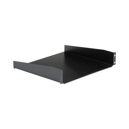 StarTech.com 2U Fixed Server Rack Mount Shelf, 16in Deep Steel Universal Cantilever Tray for 19" AV/Data/Network Equipment Rack