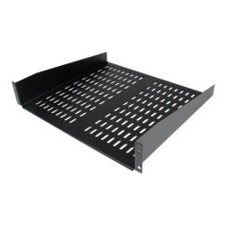 StarTech.com 1U Server Rack Shelf, 2U 16in Universal Fixed Vented Network Rack Shelf/Cantilever Tray for 19" AV/Data/Network