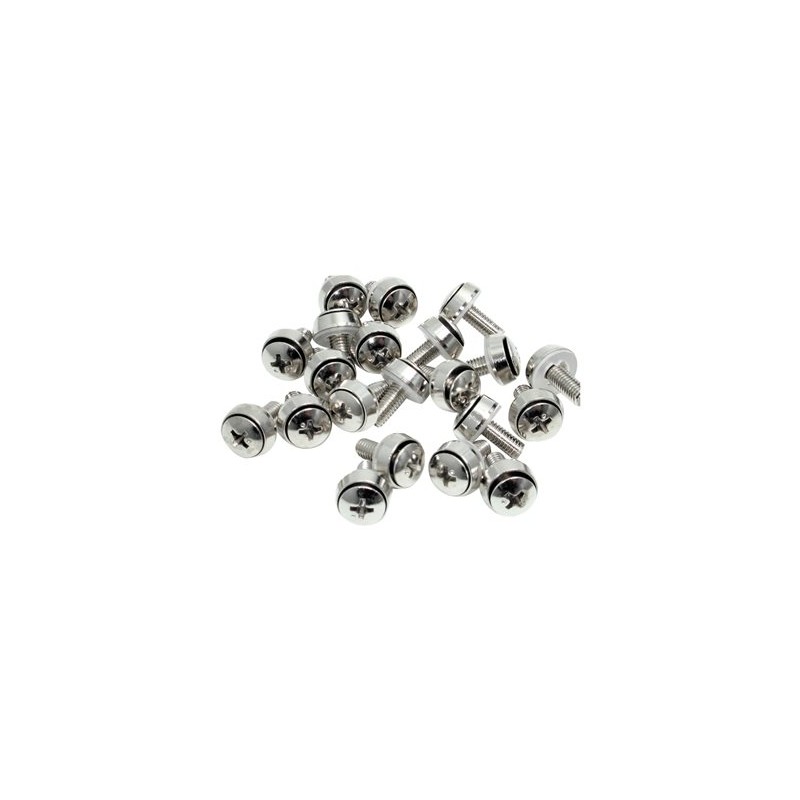 StarTech.com M6 x 12mm - Screws - 100 Pack - M6 Mounting Screws for Server Rack & Cabinet (CABSCREWSM62) - Sada šroubů (balení