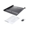 StarTech.com 1U Vented Server Rack Cabinet Shelf, 16in Deep Fixed Cantilever Tray, Rackmount Shelf for 19" AV/Data/Network