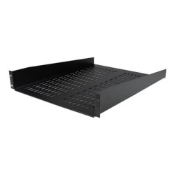 StarTech.com 1U Server Rack Shelf, 2U 22in Universal Fixed Vented Network Rack Shelf/Cantilever Tray for 19" AV/Data/Network