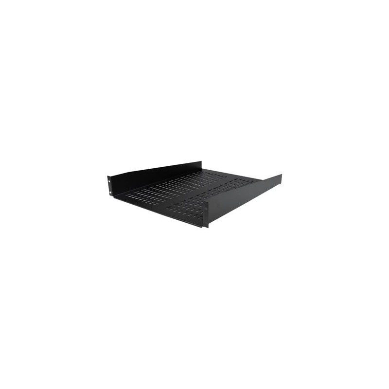 StarTech.com 1U Server Rack Shelf, 2U 22in Universal Fixed Vented Network Rack Shelf/Cantilever Tray for 19" AV/Data/Network