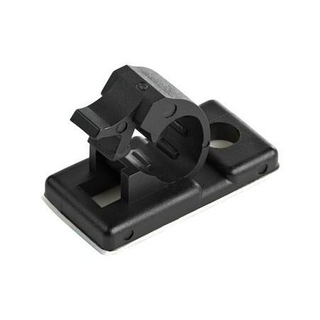 StarTech.com 100 Adhesive Cable Management Clips Black, Network/Ethernet/Office Desk/Computer Cord Organizer, Sticky Cable/Wire