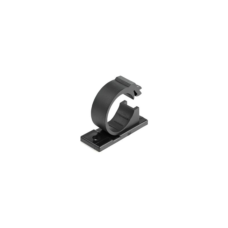 StarTech.com 100 Adhesive Cable Management Clips Black, Network/Ethernet/Office Desk/Computer Cord Organizer, Sticky Cable/Wire