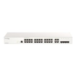D-Link DBS-2000-28 28xGb Nuclias Smart Managed Switch 4x 1G Combo Ports (With 1 Year License)