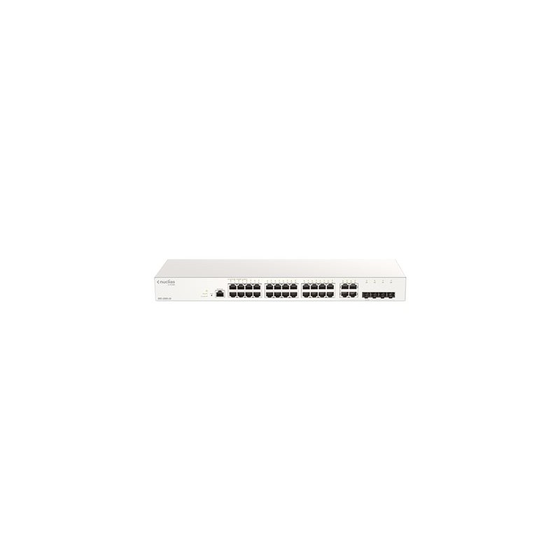 D-Link DBS-2000-28 28xGb Nuclias Smart Managed Switch 4x 1G Combo Ports (With 1 Year License)