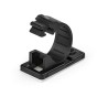 StarTech.com 100 Adhesive Cable Management Clips Black, Network/Ethernet/Office Desk/Computer Cord Organizer, Sticky Cable/Wire
