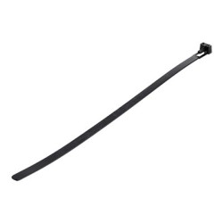 StarTech.com 10"(25cm) Reusable Cable Ties, 1/4"(7mm) wide, 2-1/2"(65mm) Bundle Dia. 50lb(22kg) Tensile Strength, Releasable