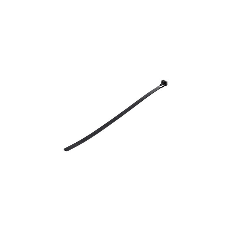StarTech.com 10"(25cm) Reusable Cable Ties, 1/4"(7mm) wide, 2-1/2"(65mm) Bundle Dia. 50lb(22kg) Tensile Strength, Releasable