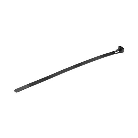 StarTech.com 20cm(8") Reusable Cable Ties, 7mm(1/4") wide, 50mm(1-7/8") Bundle Dia. 22kg(50lb) Tensile Strength, Releasable