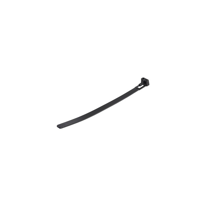StarTech.com 15cm(6") Reusable Cable Ties, 7mm(1/4") wide, 35mm(1-3/8") Bundle Dia. 22kg(50lb) Tensile Strength, Releasable