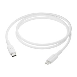 dbramante1928 re-charge - Kabel Lightning - USB-C s piny (male) do Lightning s piny (male) - 1 m - bílá