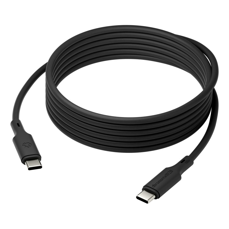 dbramante1928 IT - USB kabel - 24 pin USB-C (M) do 24 pin USB-C (M) - 3 m - USB napájení (100W) - černá