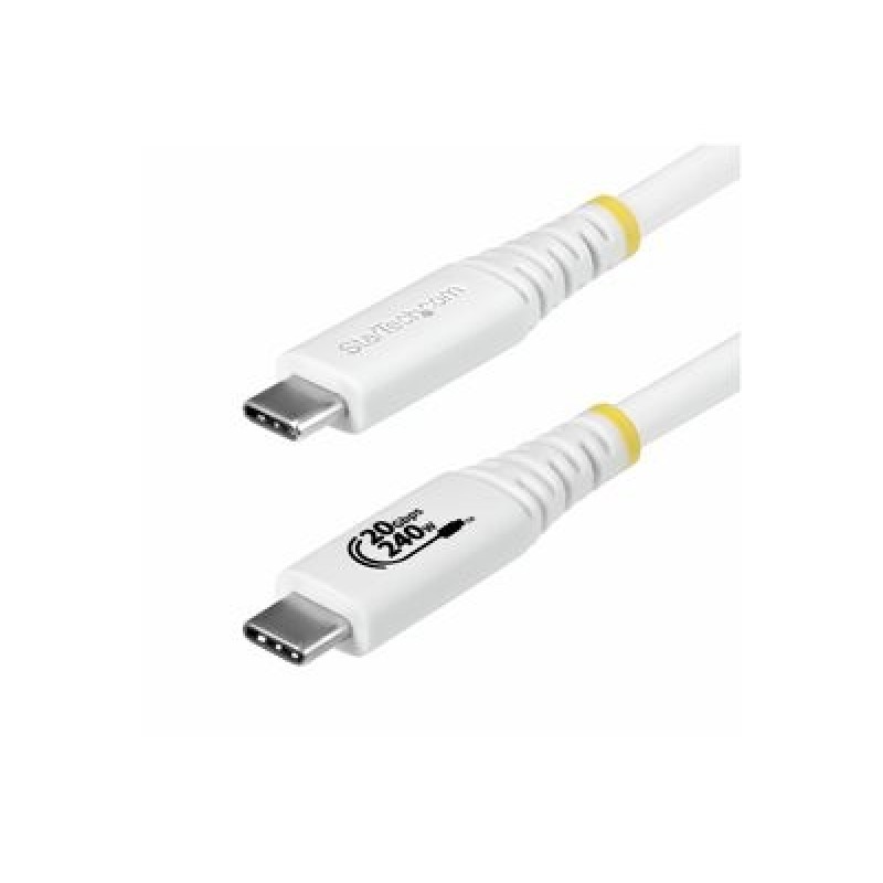 StarTech.com - USB kabel - USB-C (M) do USB-C (M) - USB4 / Thunderbolt 3 / Thunderbolt 4 / DisplayPort 1.4 - 2 m - podpora