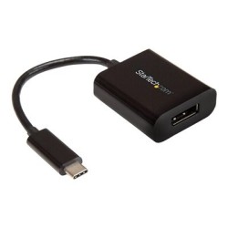 StarTech.com USB C to DisplayPort Adapter 4K 60Hz - USB Type-C to DP 1.4 Monitor Video Converter (DP Alt Mode) - Thunderbolt 3