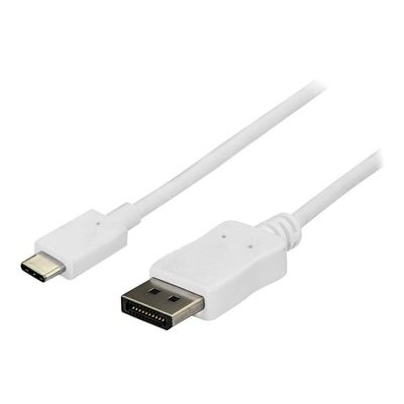 StarTech.com 6ft/1.8m USB C to DisplayPort 1.2 Cable 4K 60Hz, USB-C to DisplayPort Adapter Cable HBR2, USB Type-C DP Alt Mode