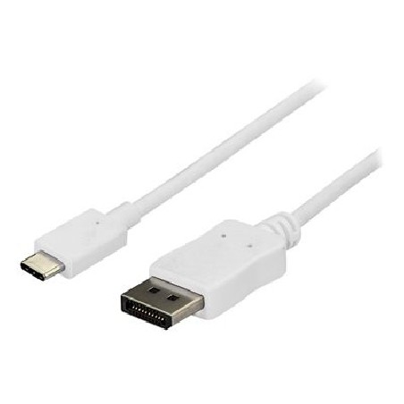 StarTech.com 6ft/1.8m USB C to DisplayPort 1.2 Cable 4K 60Hz, USB-C to DisplayPort Adapter Cable HBR2, USB Type-C DP Alt Mode