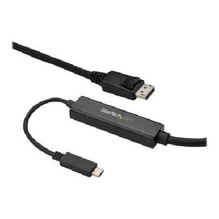 StarTech.com 9.8ft/3m USB C to DisplayPort 1.2 Cable 4K 60Hz, USB-C to DisplayPort Adapter Cable HBR2, USB Type-C DP Alt Mode