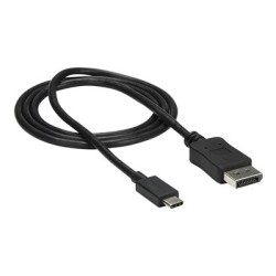 StarTech.com 3ft/1m USB C to DisplayPort 1.2 Cable 4K 60Hz, USB-C to DisplayPort Adapter Cable HBR2, USB Type-C DP Alt Mode to