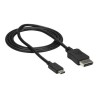 StarTech.com 3ft/1m USB C to DisplayPort 1.2 Cable 4K 60Hz, USB-C to DisplayPort Adapter Cable HBR2, USB Type-C DP Alt Mode to