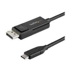 StarTech.com 3ft (1m) USB C to DisplayPort 1.2 Cable 4K 60Hz, Bidirectional DP to USB-C or USB-C to DP Reversible Video Adapter